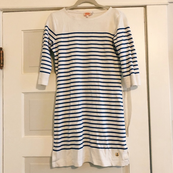 Guideboat Dresses & Skirts - Guideboat Amor Lux Breton Striped Sailor Dress S1